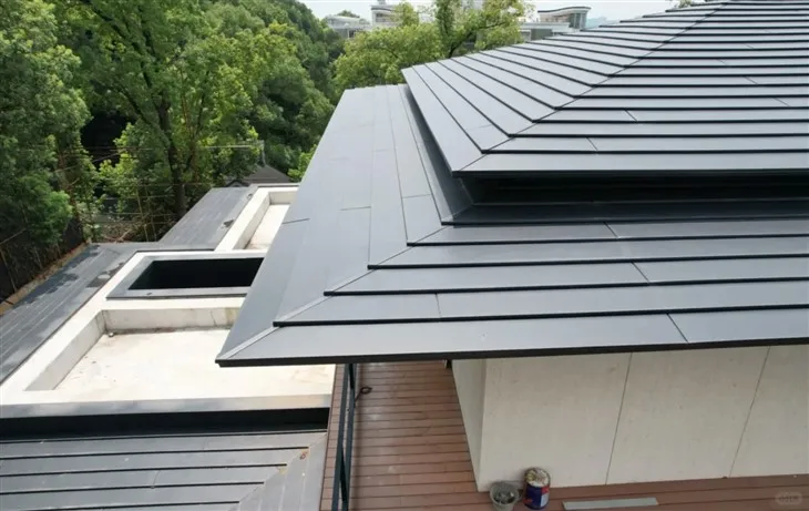 Zn Al Mg Alloy Horizontal Flat Lock Tiles price